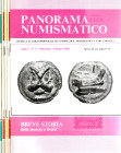 PANORAMA NUMISMATICO. - Anno I. 1984. N 1 - 2-3-4-5. rilegatura editoriale, buono stato, ottimi contributi di numismatica antica, medioevale ecc. rari