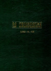 AA. VV. La Numismatica. Anno XIII Brescia, 1982 completa. Ril. tutta similpelle con scritte sul piatto e sul dorso con illustrazioni. Buono stato. int...