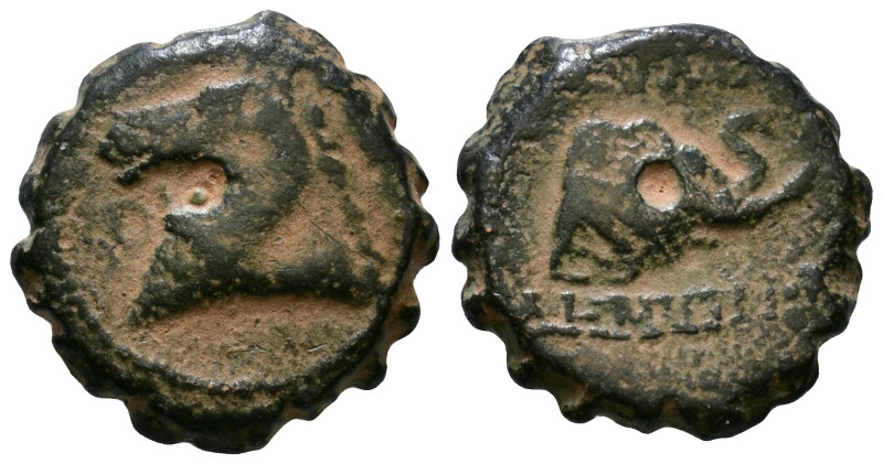 Seleukid Kings of Syria, Demetrios I Soter, 162-150 BC. AE Serrate 19mm, 3,30g *...