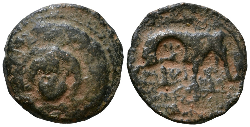 Seleukid Kings of Syria, Antiochos III 'the Great', 223-187 BC. AE 16mm, 2,83g *...