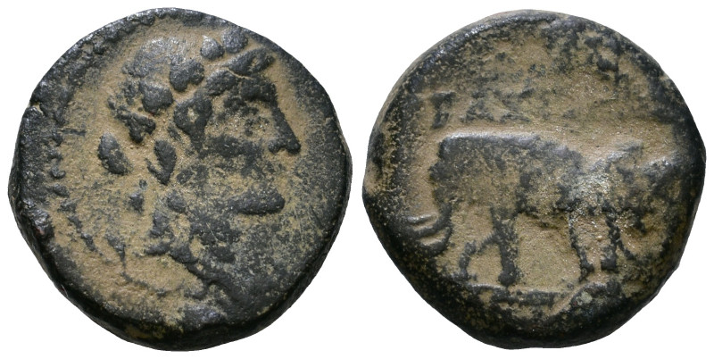 Seleukid Kings of Syria, Antiochos III the Great, 222-187 BC. AE 15mm, 3,18g *Re...