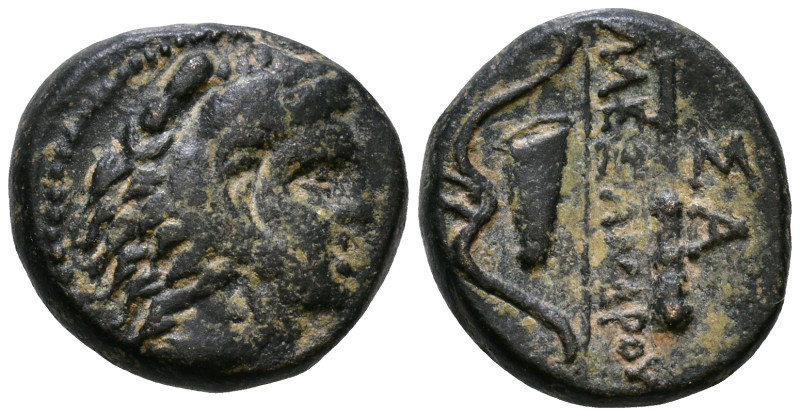 Kings of Macedon. Alexander III the Great, 336-323 BC. AE 17mm, 5,64g