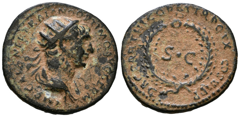 Trajan, 98-117. Semis Rome, for use in Syria. IMP CAES NER TRAIANO OPTIMO AVG GE...