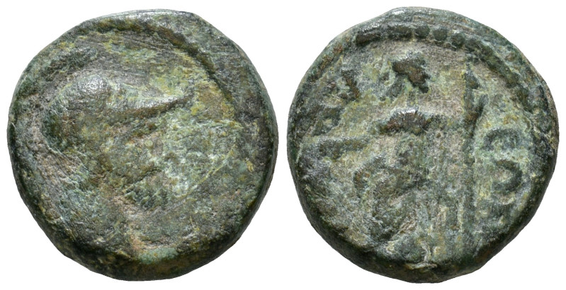 Uncertain Roman Provincial Coin AE 13mm, 3,11g