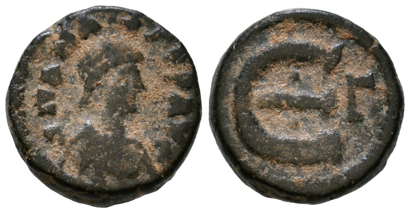 Anastasius I, 491-518. Pentanummium AE 12mm, 2,46g *Repatinated*