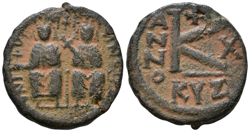 Byzantine Coin AE 5,46g *Repatinated*