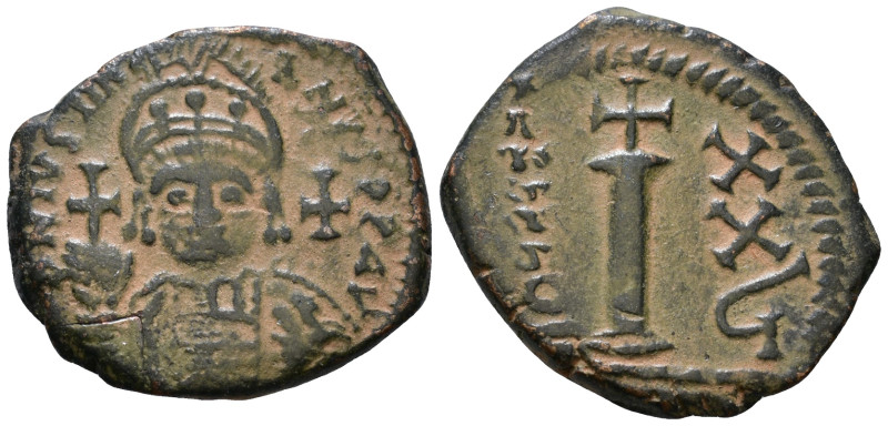 Byzantine Coin AE 5,08g *Repatinated*