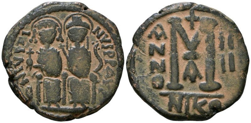 Byzantine Coin AE 13,74g *Repatinated*