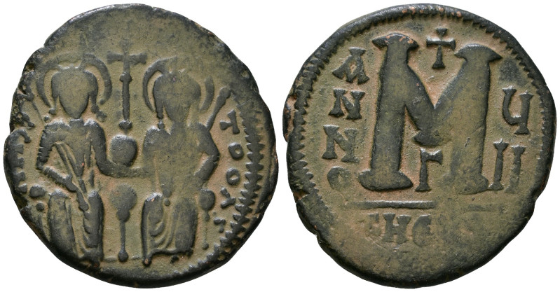 Byzantine Coin AE 12,84g *Repatinated*