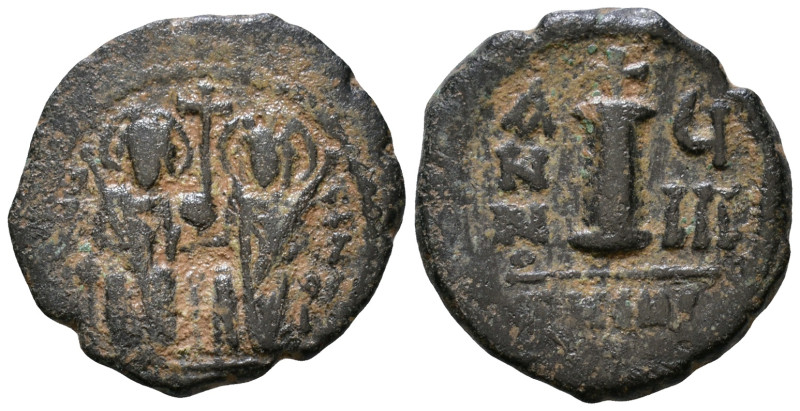 Byzantine Coin AE 2,86g *Repatinated*