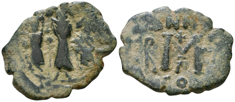 Byzantine Coin AE 4,62g *Repatinated*