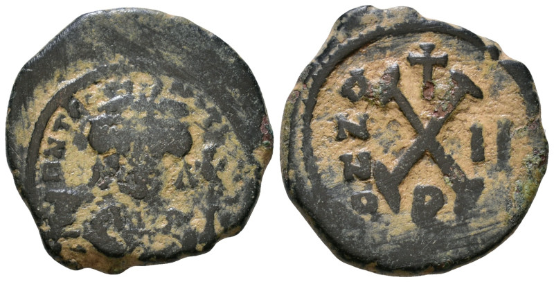 Byzantine Coin AE 3,97g *Repatinated*