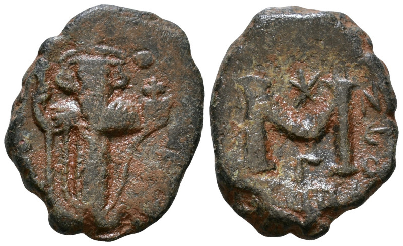 Byzantine Coin AE 4,11g *Repatinated*