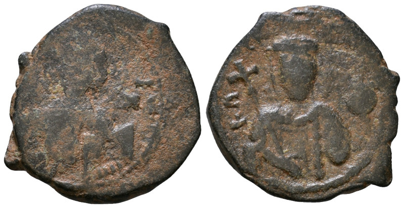 Byzantine Coin AE 2,34g *Repatinated*