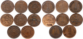 Latvia, 1 Santims 1922-1939