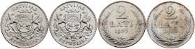Latvia, 2 Lati 1925, 1926