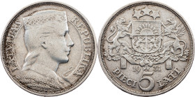 Latvia, 5 Lati 1931, London
