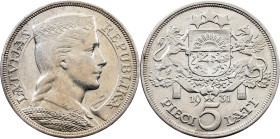 Latvia, 5 Lati 1931, London