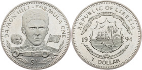 Liberia, 1 Dollar 1994, Surrey