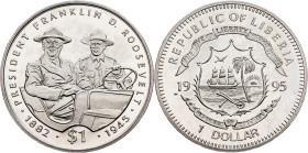 Liberia, 1 Dollar 1995, Surrey