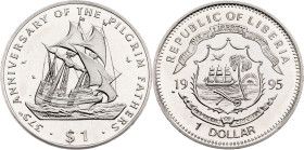 Liberia, 1 Dollar 1995, Surrey