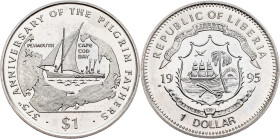 Liberia, 1 Dollar 1995, Surrey