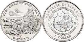 Liberia, 1 Dollar 1996, Surrey