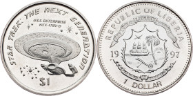 Liberia, 1 Dollar 1997, Surrey