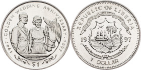 Liberia, 1 Dollar 1997, Surrey
