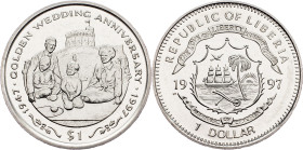 Liberia, 1 Dollar 1997, Surrey