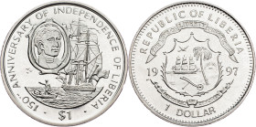 Liberia, 1 Dollar 1997, Surrey