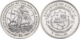 Liberia, 1 Dollar 1997, Surrey