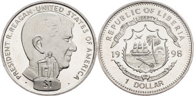 Liberia, 1 Dollar 1998, Surrey