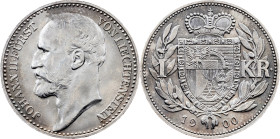 Liechtenstein, 1 Krone 1900