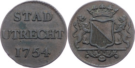 Netherlands, 1 Duit 1754, Utrecht