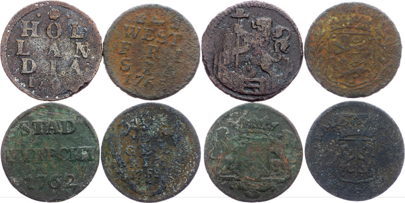 Netherlands, Lot Netherlands, Lot, 10,904 g, Copper, lot of 4pcs; G-F

Grade: ...
