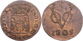 Netherlands East Indies, 1 Duit 1805