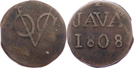 Netherlands East Indies, 1 Duit 1808