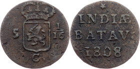 Netherlands East Indies, 1 Duit 1808