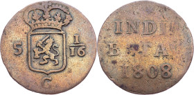 Netherlands East Indies, 1 Duit 1808