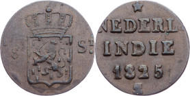 Netherlands East Indies, 1/8 Stuiver 1825, S