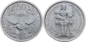 New Caledonia, 50 Centimes 1949, Paris