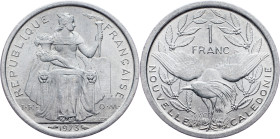 New Caledonia, 1 Franc 1973, Paris
