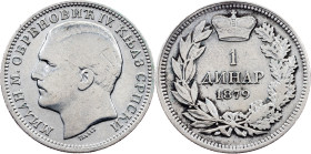 Serbia, 1 Dinar 1879