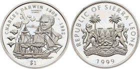 Sierra Leone , 1 Dollar 1999, Surrey