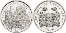 Sierra Leone , 1 Dollar 1999, Surrey