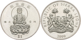 Sierra Leone , 1 Dollar 2000, Surrey