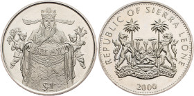 Sierra Leone , 1 Dollar 2000, Surrey