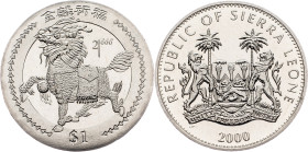 Sierra Leone , 1 Dollar 2000, Surrey