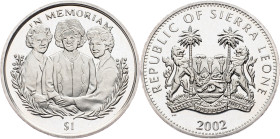 Sierra Leone , 1 Dollar 2002, Surrey